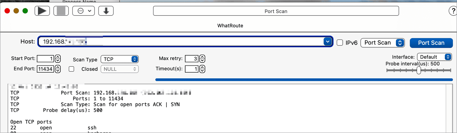 WhatRoute_portscan